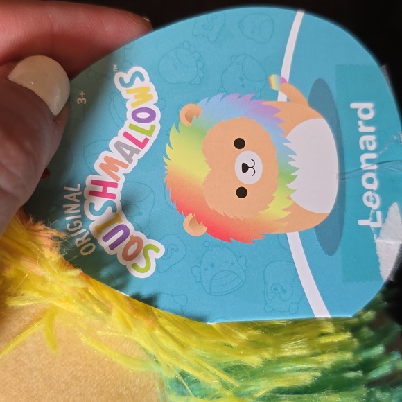 Squishmallows Leonard 8 Inch Lion - Picture 6 of 7